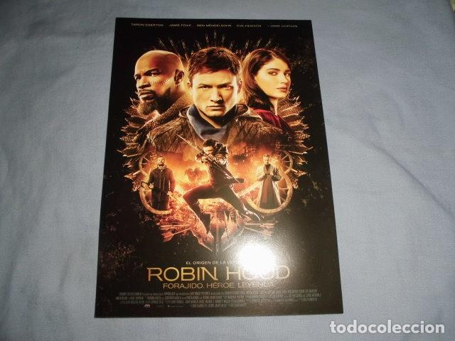 Cine: ROBIN HOOD. EL ORIGEN DE LA LEYENDA. GUIA PUBLICITARIA SENCILLA. ORIGINAL.MAGNIFICO ESTADO.NUEVO.