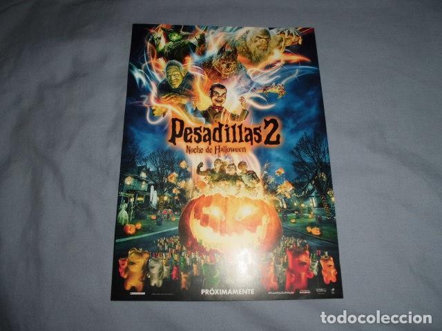 Cine: PESADILLAS 2. NOCHE DE HALLOWEEN . GUIA PUBLICITARIA SENCILLA. ORIGINAL. MAGNIFICO ESTADO. NUEVO.