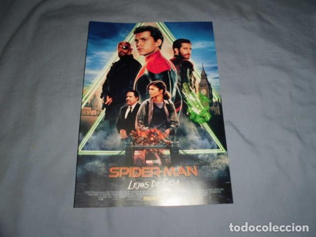 Cine: SPIDER-MAN LEJOS DE CASA. GUIA PUBLICITARIA SENCILLA. ORIGINAL. NUEVO.