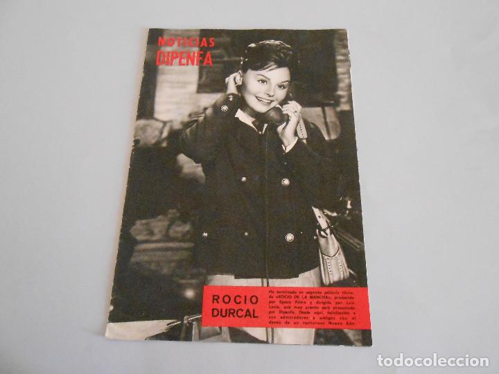 Cine: NOTICIAS DIPENFA. ROCIO DURCAL. GU&Iacute;A DE 4 P&Aacute;GINAS 1963