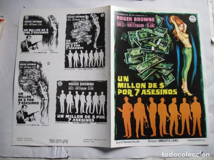Cine: HH4053 UN MILLON DE $ POR 7 ASESINOS ---   NO ENTRA EN LOTES