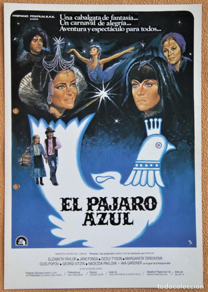 Cinema: GUIA PUBLICITARIA ORIGINAL. EL PAJARO AZUL. AVA GADNER, ELISABETH TAYLOR, JANE FONDA. 1977