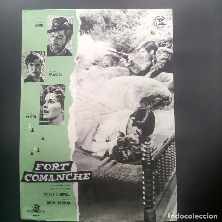 Cin&eacute;ma: GUIA PUBLICITARIA CINE - FORT COMANCHE 1961.L01