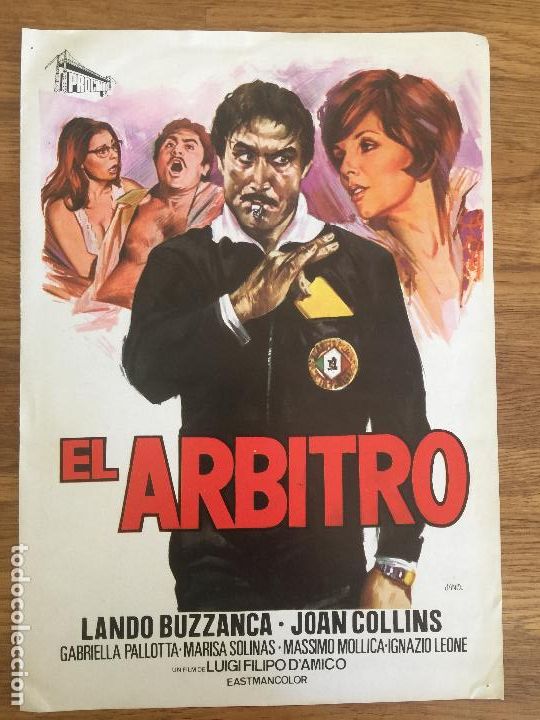 Cine: EL ARBITRO - JOAN COLLINS / GABRIELLA PALLOTA / MARISA SOLINAS - GUIA DOBLE