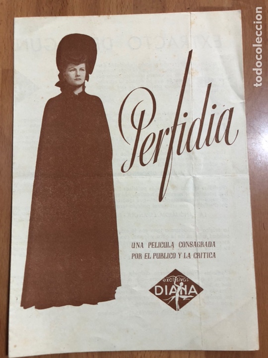 Cine: Guia exclusivas diana de Perfidia.james mason stewart granger Margaret lockwood