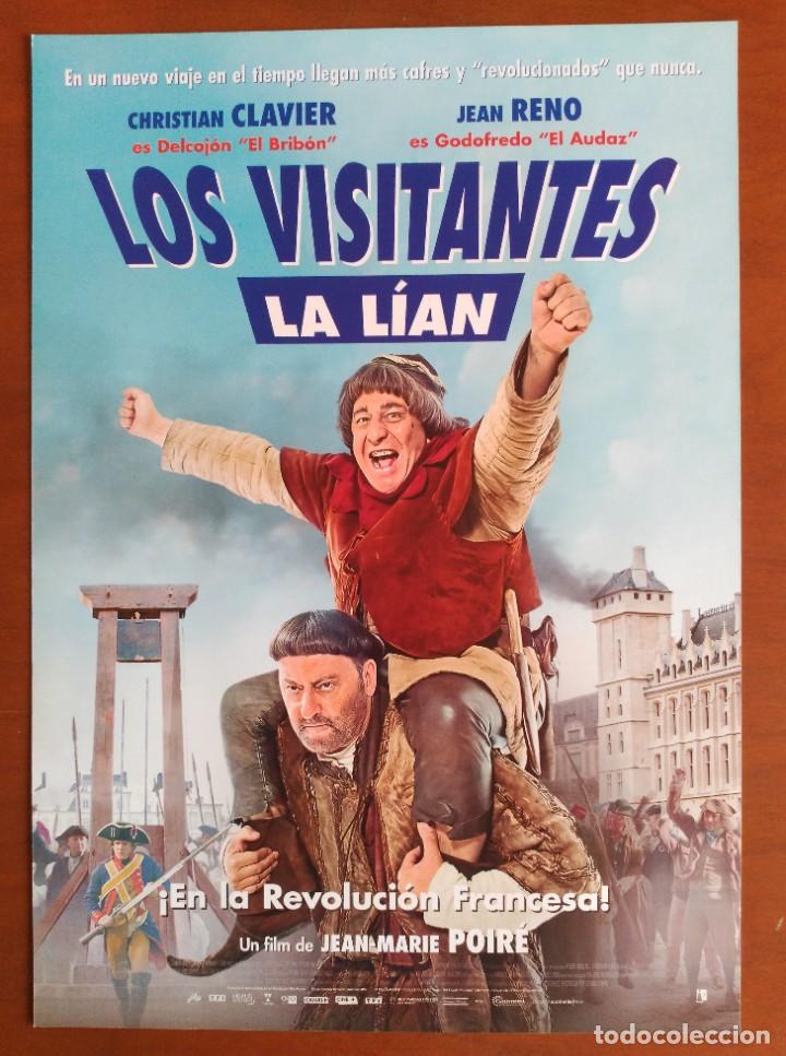 Cine: Los visitantes la l&iacute;an (En la Revoluci&oacute;n Francesa) GUIA ORIGINAL PEL&Iacute;CULA CON Jean Reno, Christian