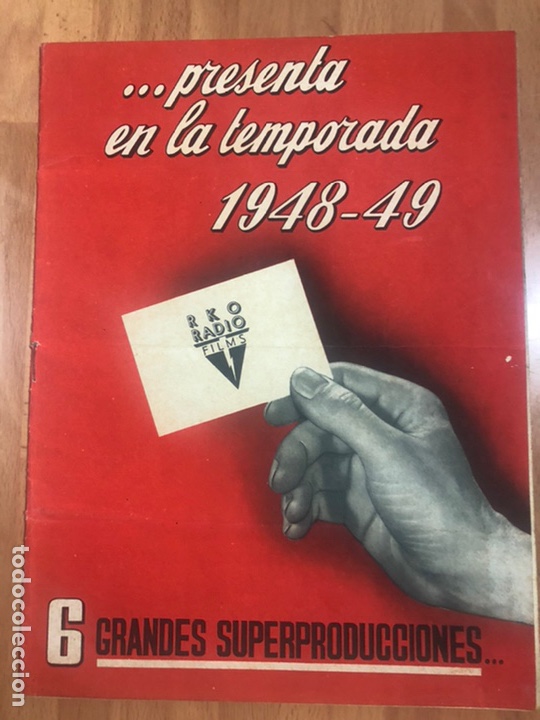 Cine: Guia RKO temporada 1948 encadenados Alfred Hitchcock ingrid bergman Cary Grant john Wayne...