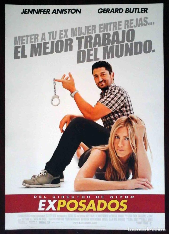 Kino: GU&Iacute;A ORIGINAL DE CINE: Exposados (Jennifer Aniston, Gerard Butler) Simple impresa a dos caras.