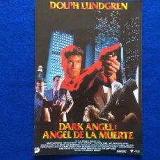 Cine: GUIA: DARK ANGEL. ANGEL DE LA MUERTE. 1990. CRAIG R. BAXLEY, DOLPH LUNDGREN, BRIAN BENBEN. Lote 207743951