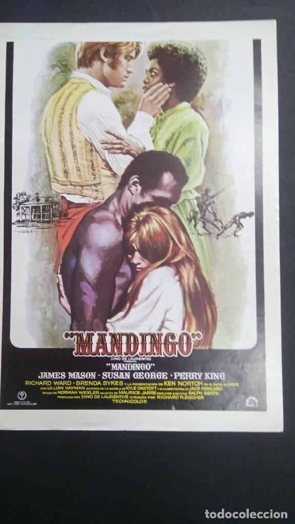 Cin&eacute;ma: GUIA DE CINE -MANDINGO / JAMES MASON / SUSAN GEORGE 1975 - (EXCELENTE CONSERVACION). L02