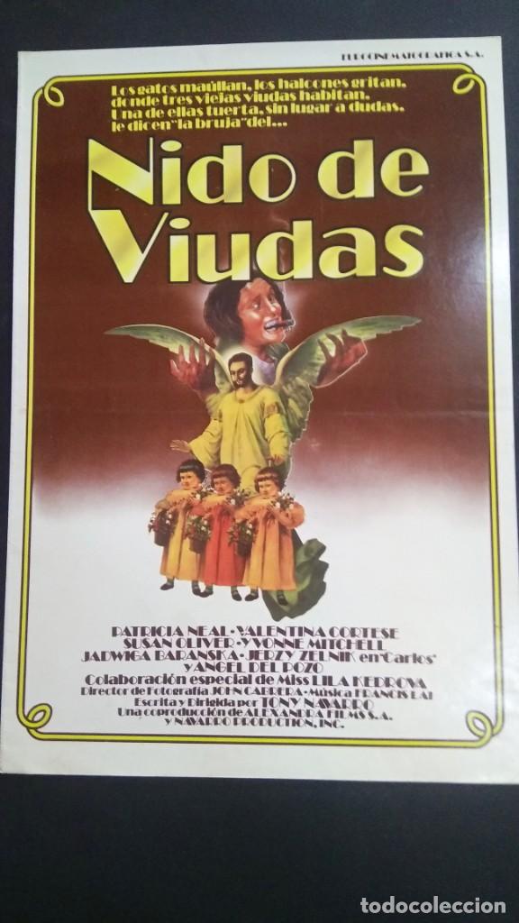 Cin&eacute;ma: GUIA DE CINE - NIDO DE VIUDAS 1977 Direcci&oacute;n Tony Navarro . 4 PAGINAS. L02