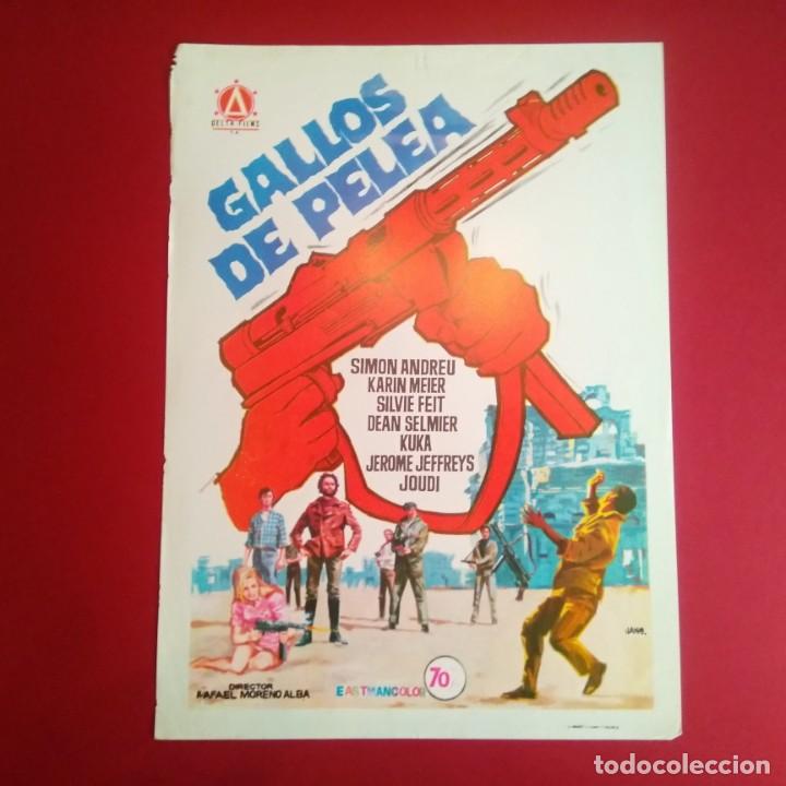 Cinema: GUIA GALLOS DE PELEA 1969- SIMON ANDREU - (EXCELENTE ESTADO (L1)