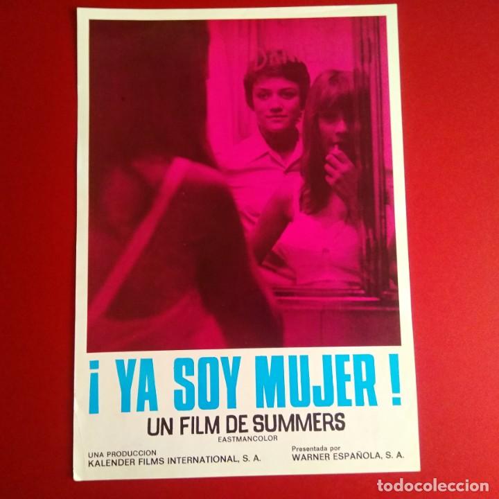 Cinema: GUIA DE CINE - YA SOY MUJER 1975-Manuel Summers -EXCELENTE ESTADO- L1