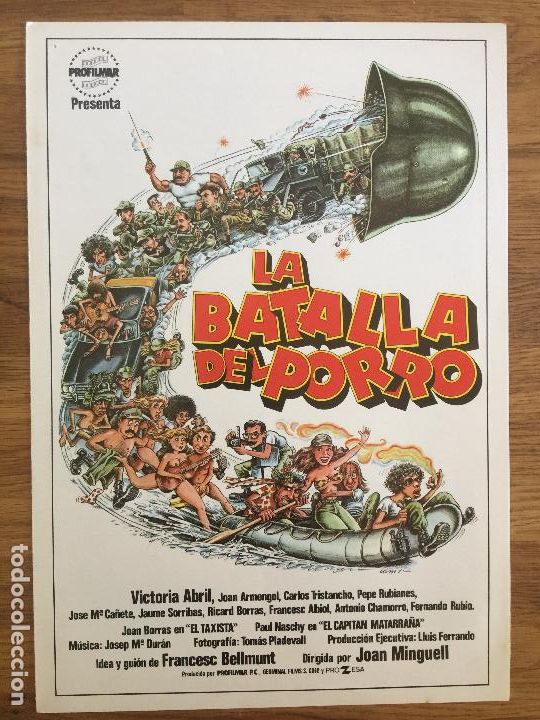 Cine: LA BATALLA DEL PORRO - VICTORIA ABRIL / JOAN ARMENGOL - GUIA DOBLE