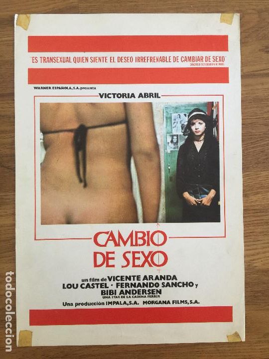 Cine: CAMBIO DE SEXO - VICTORIA ABRIL - GUIA SENCILLA