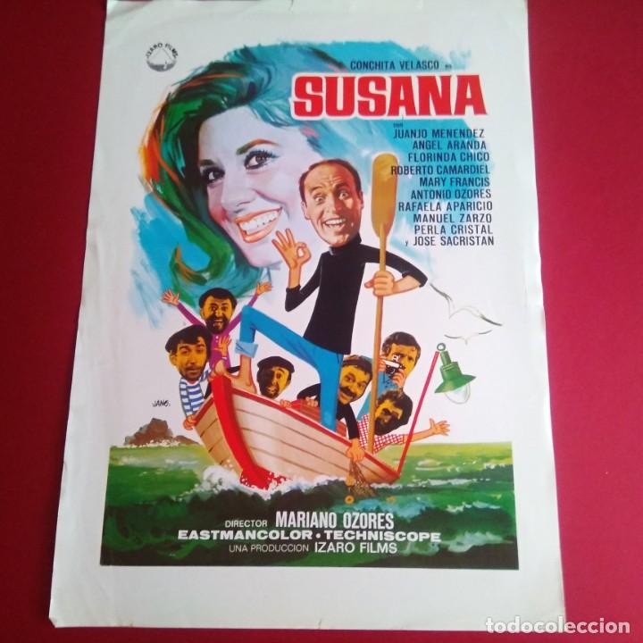 Cin&eacute;ma: GUIA DE CINE - SUSANA 1969 - MARIANO OZORES-CONCHITA VELAZCO - 4 PAGINAS -L1