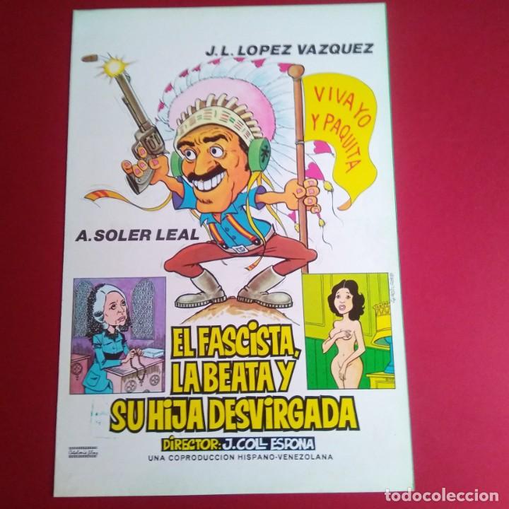 Kino: GUIA DE CINE -EL FACISTA,LA BEATA Y SU HIJA DESVIRGADA 1978-4 PAGINAS - EXCELENTE - L1