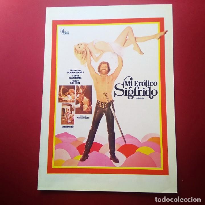 Kino: GUIA DE CINE -MI EROTICO SIGFRIDO 1971 -Raimund Harmstorf, Sybil Danning-4 PAGINAS -EXCELENTE - L2