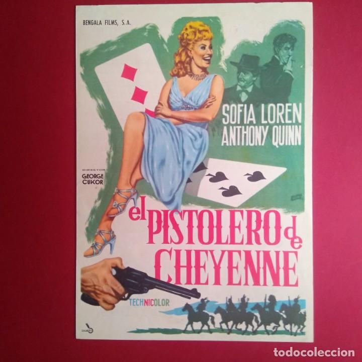 Cine: GUIA DE CINE - EL PISTOLERO DE CHEYENNE 1960- SOFIA LOREN-ANTHPNY QUINN - 4 PAGINAS - EXCELENTE - L2