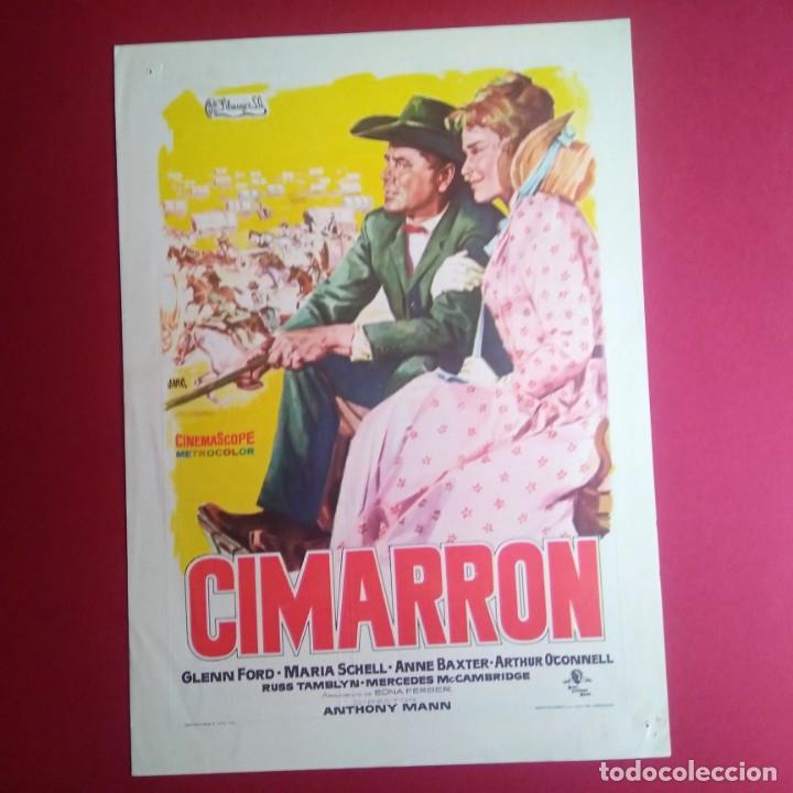 Cinema: GUIA DE CINE - CIMARRON 1960 - 4 PAGINAS - GLENN FORD - L2