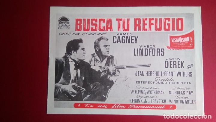 Cine: GUIA DE CINE - BUSCA TU REFUGIO 1955 / JAMES CAGNEY - 8 PAGINAS - EXCELENTE- L2