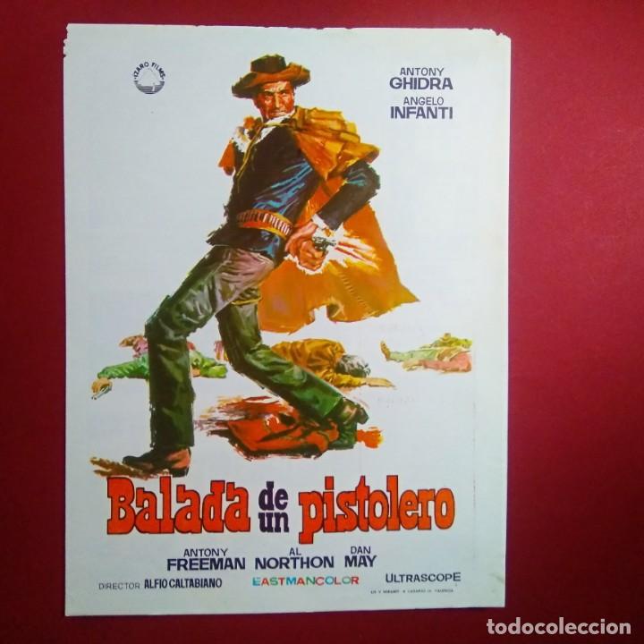 Cine: GUIA DE CINE - BALADA DE UN PISTOLERO 1967 - ANTONY GUIDRA - 4PAGINAS - BUENO- L3