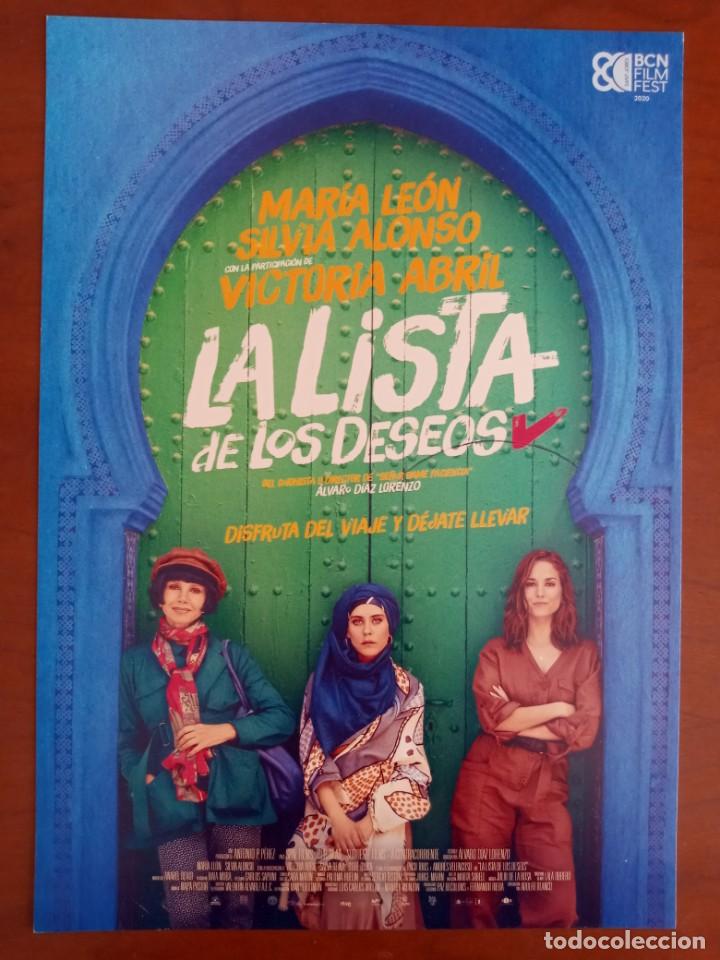 Cine: LA LISTA DE LOS DESEOS GU&Iacute;A ORIGINAL PEL&Iacute;CULA CON Mar&iacute;a Le&oacute;n, Victoria Abril, Silvia Alonso,