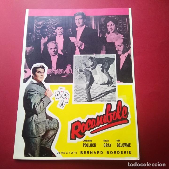 Cinema: GUIA DE CINE- ROCAMBOLE 1963- CHANNING POLLOCK - 2 PAGINAS - EXCELENTE- L4