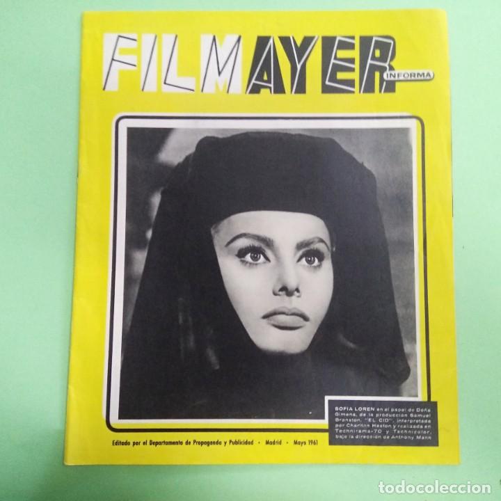 Cinema: REVISTA FILMAYER MAYO 1961- 8 PAGINAS - L5