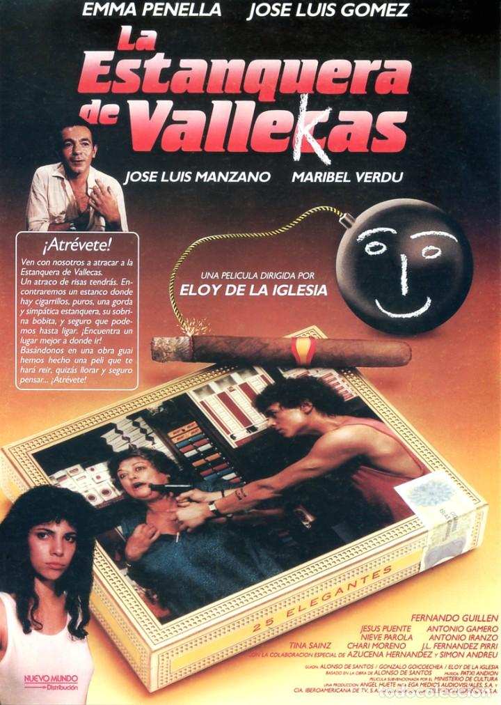 Cine: LA ESTANQUERA DE VALLECAS (GU&Iacute;A ORIGINAL SIMPLE CON FOTOS DE SU ESTRENO EN ESPA&Ntilde;A) EMMA PENELLA