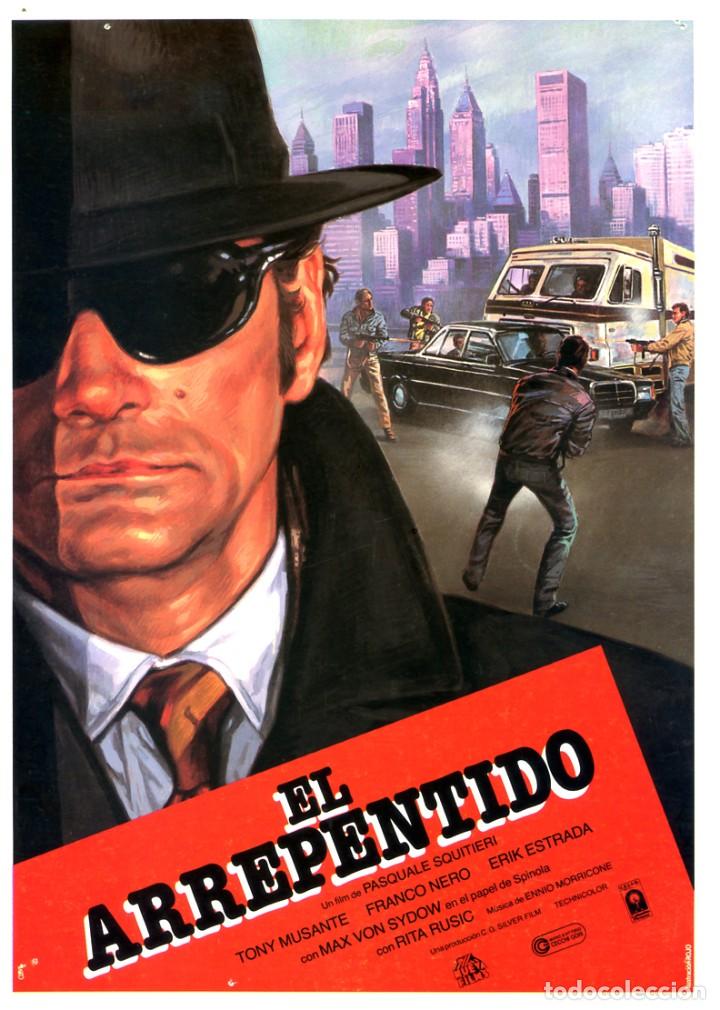 Cine: EL ARREPENTIDO (GU&Iacute;A ORIGINAL SIMPLE CON FOTOS DE SU ESTRENO EN ESPA&Ntilde;A) TONY MUSANTE FRANCO NERO