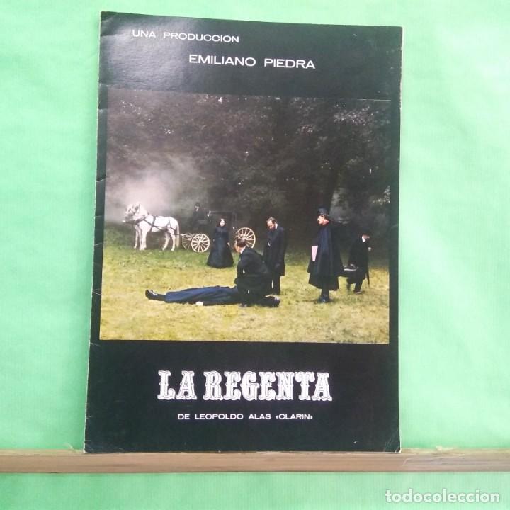 Cine: GUIA CINE - LA REGENTA - EMMA PENELLA / CHARO LOPEZ - 4 PAGINAS - EXCELENTE - L6
