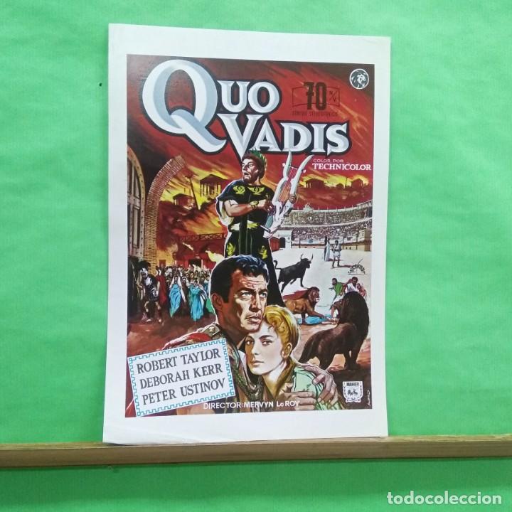 Cine: GUIA DE CINE - QUO VADIS - ROBERT TAYLOR - DEBORAH KERR - 2 PAGINAS - EXCELENTE - L6