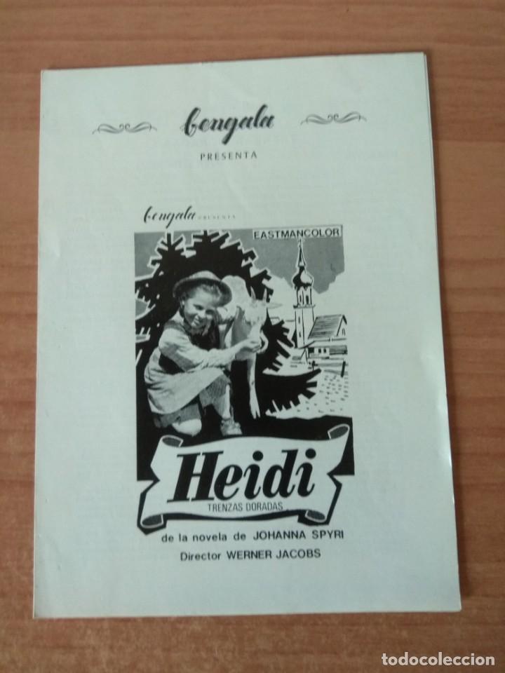 Cine: 10-G--GUIAS DE LA PELICULA--- HEIDI