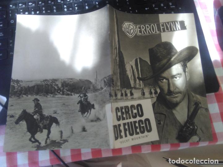 Cin&eacute;ma: GUIA PUBLICITARIA DE WARNER BROS CERCO DE FUEGO ERROL FLYNN 16 p&aacute;ginas perfecto