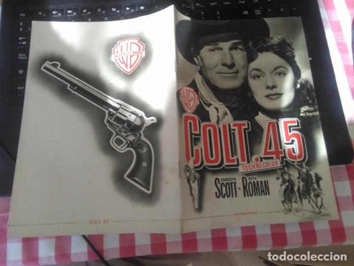 Cin&eacute;ma: COLT 45 RANDOLPH SCOTT RUTH ROMAN GUIA WARNER BROS 16 PAGINAS PERFECTO