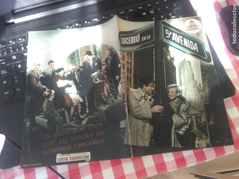 Cin&eacute;ma: SUCEDIO EN LA 5&ordf; AVENIDA - ANN HARDING - GUIA CIFESA 16 PAGINAS PERFECTO ESTADO
