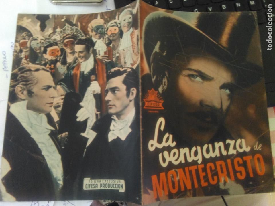 Cin&eacute;ma: CINE. CIFESA. GUIA. La venganza de Montecristo, a&ntilde;os 40. 8 paginas