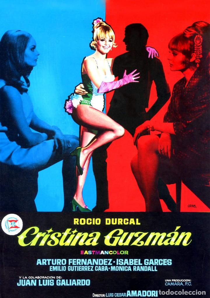 Cine: CRISTINA GUZMAN GU&Iacute;A ORIGINAL SIMPLE DE SU ESTRENO EN ESPA&Ntilde;A ROCIO DURCAL ARTURO FERNANDEZ