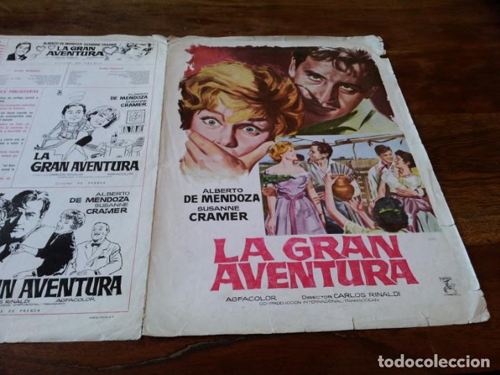 Cin&eacute;ma: la gran aventura - alberto de mendoza, susanne cramer - guia original chamartin a&ntilde;o 1964