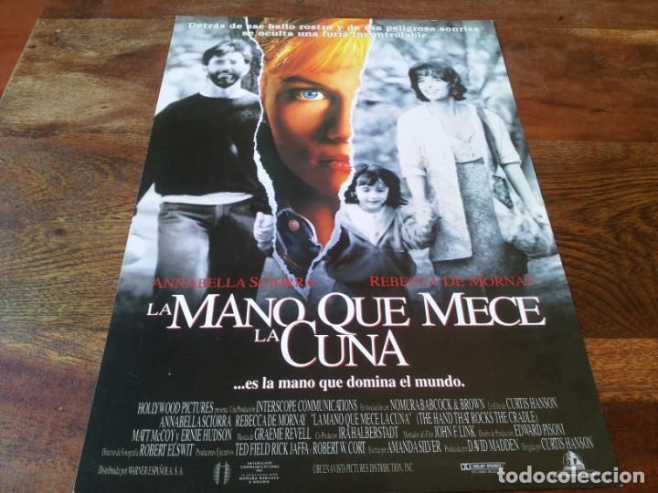 Kino: la mano que mece la cuna - Rebecca De Mornay, Annabella Sciorra - guia original warner a&ntilde;o 1992
