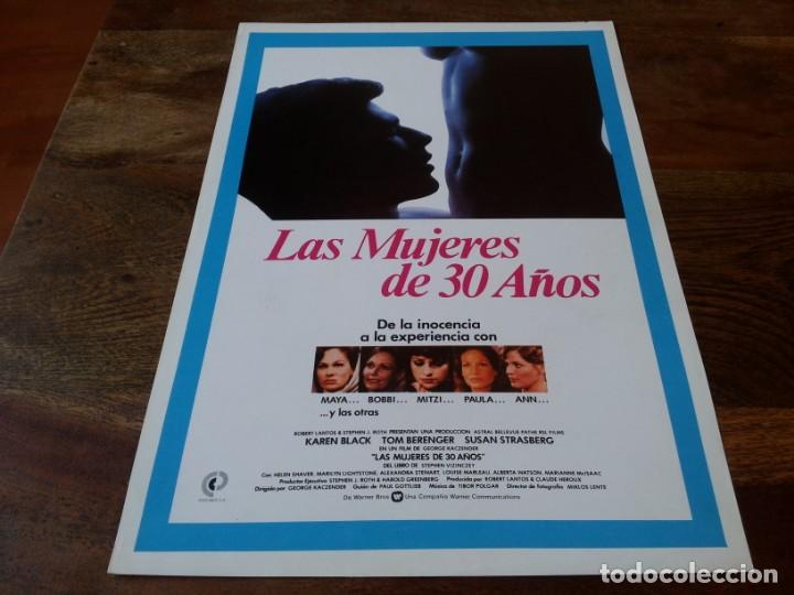 Cine: las mujeres de 30 a&ntilde;os - karen black, tom berenger - guia original procines a&ntilde;o 1979