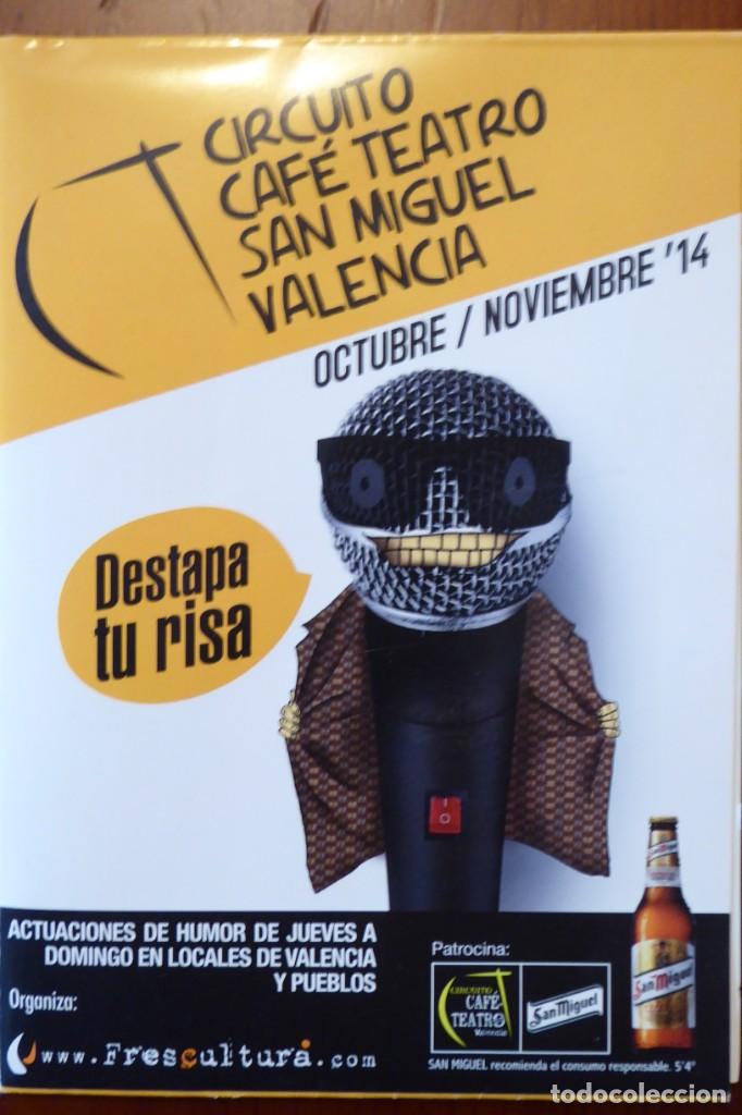 Cine: FOLLETO PROGRAMACI&Oacute;N CULTURAL (CIRCUITO CAFE TEATRO SAN MIGUEL, VALENCIA). OCT-NOV 2014