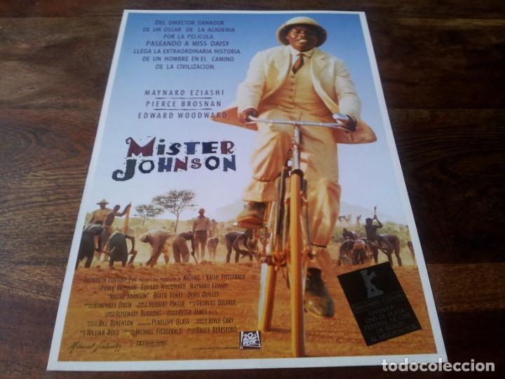 Cin&eacute;ma: mister johnson - Maynard Eziashi, Pierce Brosnan, Edward Woodward - guia original fox a&ntilde;o 1990