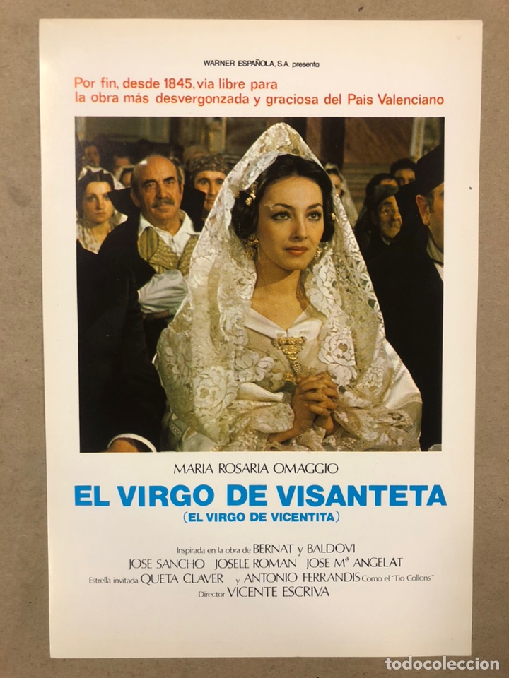 Cin&eacute;ma: EL VIRGO DE VISANTETA/ EL VIRGO DE VICENTITA. GU&Iacute;A PUBLICITARIA DE LA PEL&Iacute;CULA (1978).
