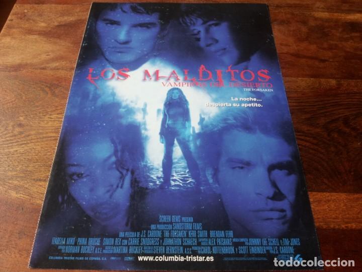 Cin&eacute;ma: Los malditos vampiros del desierto - Kerr Smith, Brendan Fehr - guia original columbia a&ntilde;o 2001