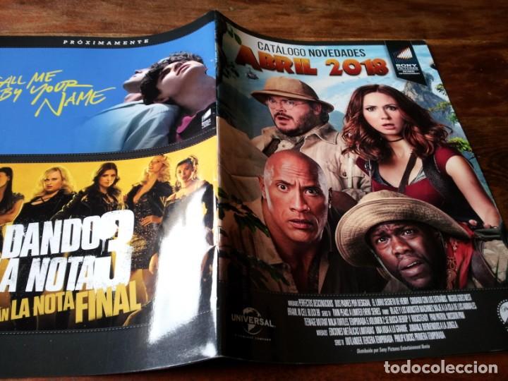 Cin&eacute;ma: catalogo revista de novedades cine de sony pictures abril 2018