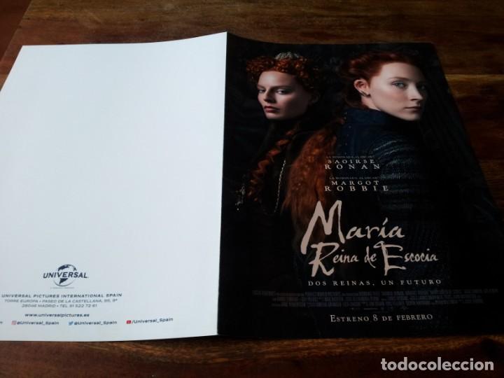 Cin&eacute;ma: Mar&iacute;a, reina de Escocia - Saoirse Ronan, Margot Robbie, Joe Alwyn - guia original universal a&ntilde;o 2019