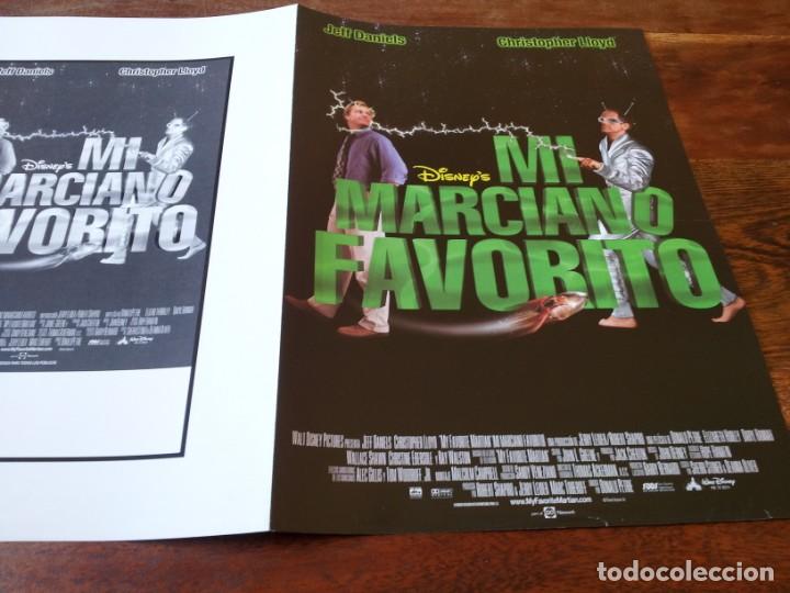 Cin&eacute;ma: Mi marciano favorito - Jeff Daniels, Christopher Lloyd - guia original disney a&ntilde;o 1998