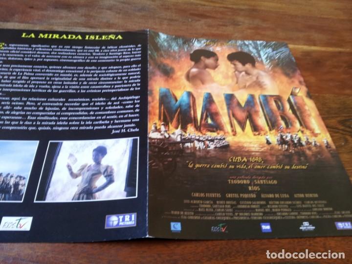 Cine: mambi - Carlos Fuentes, Gretel Peque&ntilde;o, Aitor Merino - guia original tripictures a&ntilde;o 1998